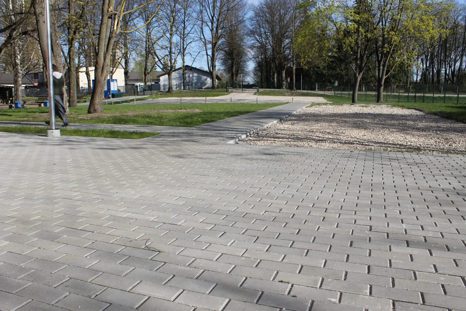 Skolas pagalma bruģēšana - 3