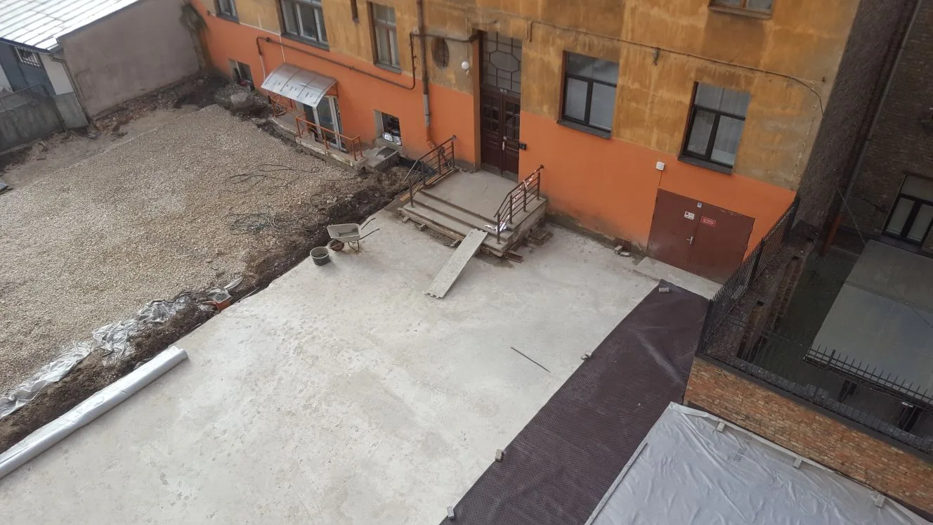 Iekšpagalma virspagraba pārseguma rekonstrukcija - 2